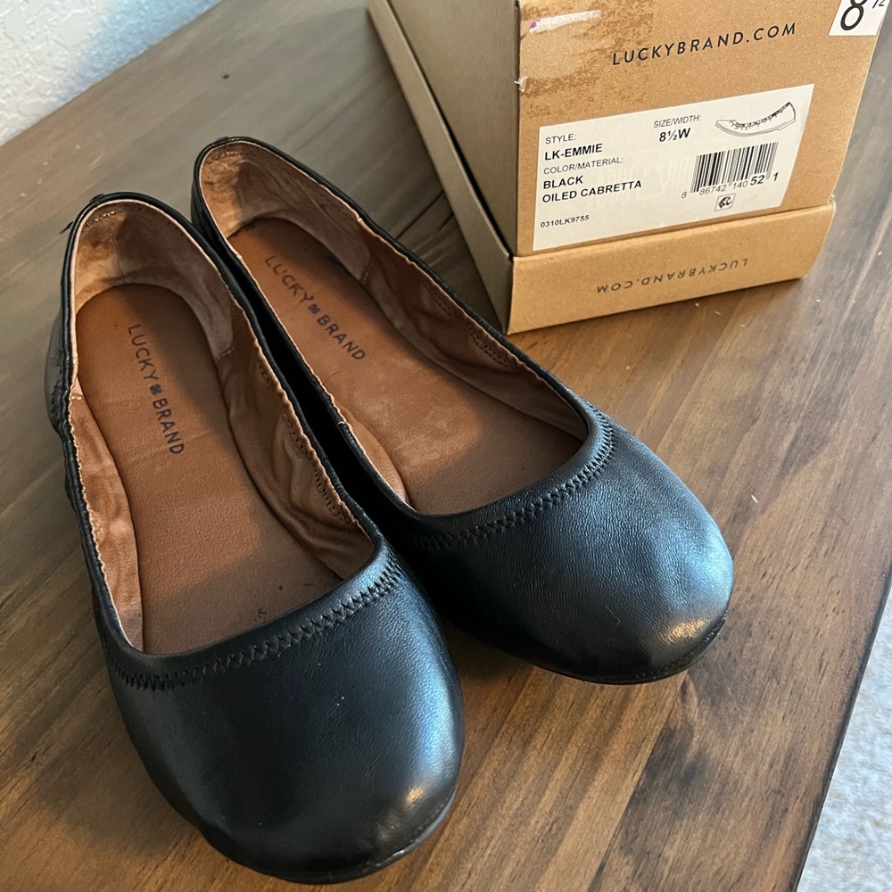Lucky Brand Emmie black flats